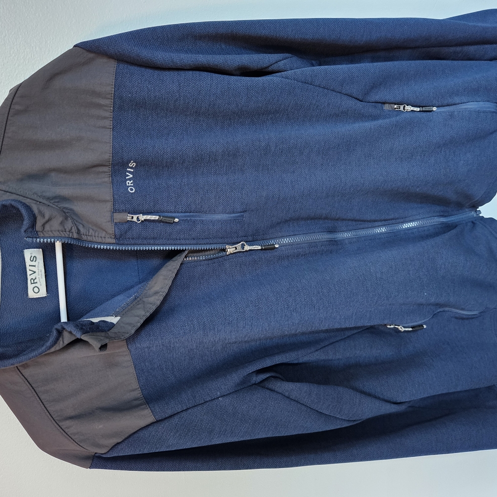 Orvis Blue and Gray Lightweight Jacket